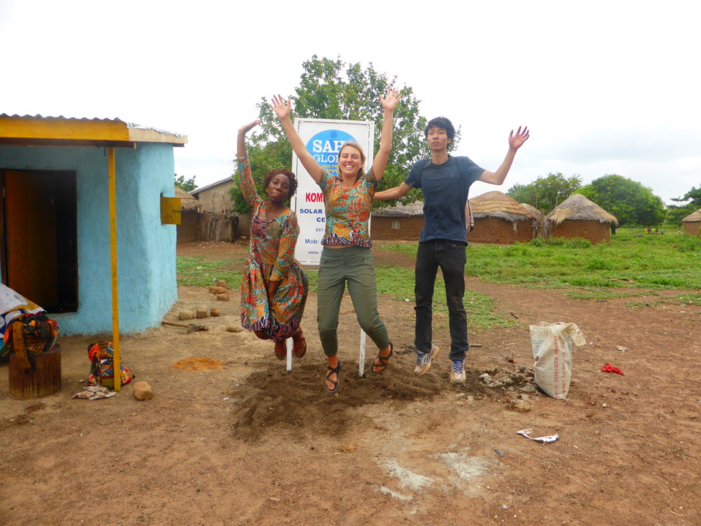 Ayodele, Olivia, Lorry in the community of Komlanyili