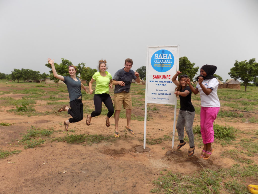 Christina, Bethany, Sam, Julia and Sumaya in Sankunpe