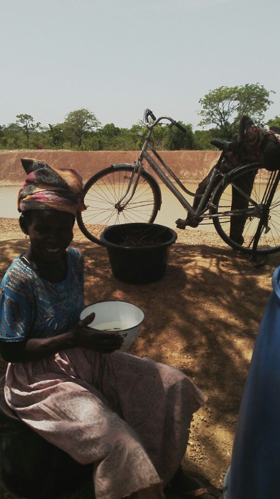 "Drinking some clean water and feeling refreshed" - from Eric, monitoring