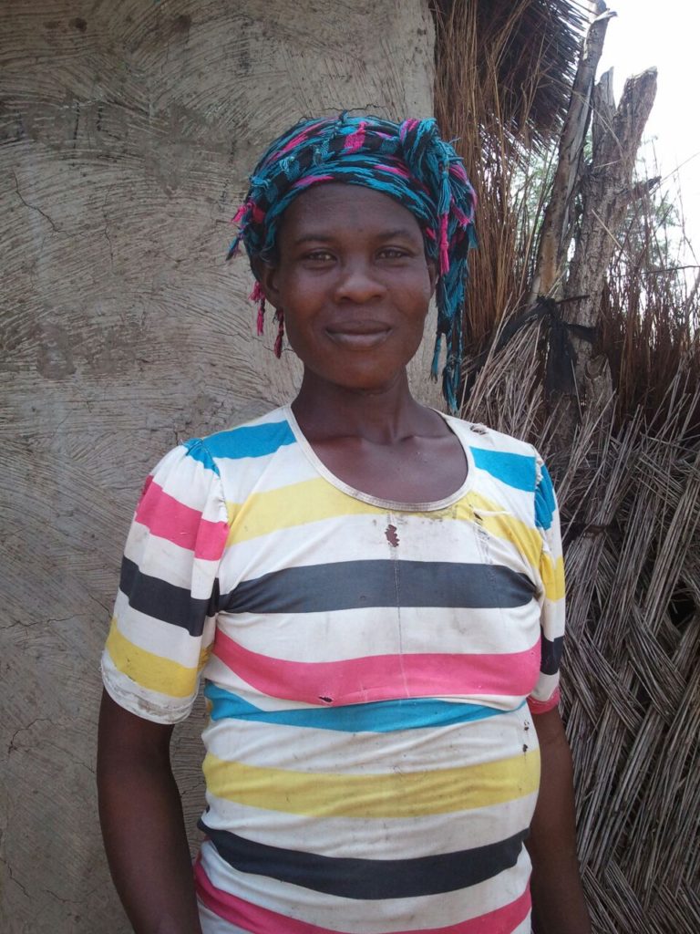 "This woman is from Chihigu and she is happy having access to clean water at the community" - from Wahab's monitoring in May