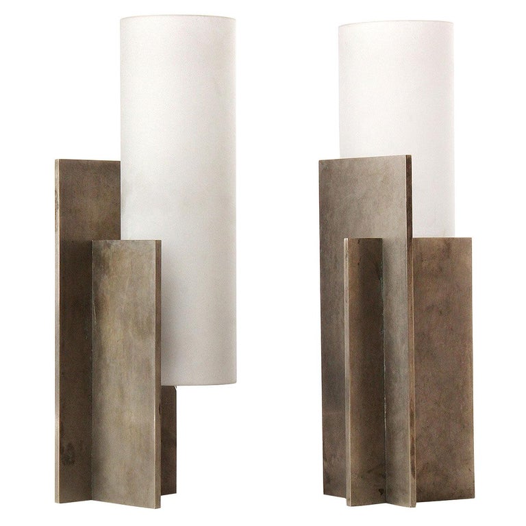 Boris Lacroix table lamps, 1940s, offered by WYETH