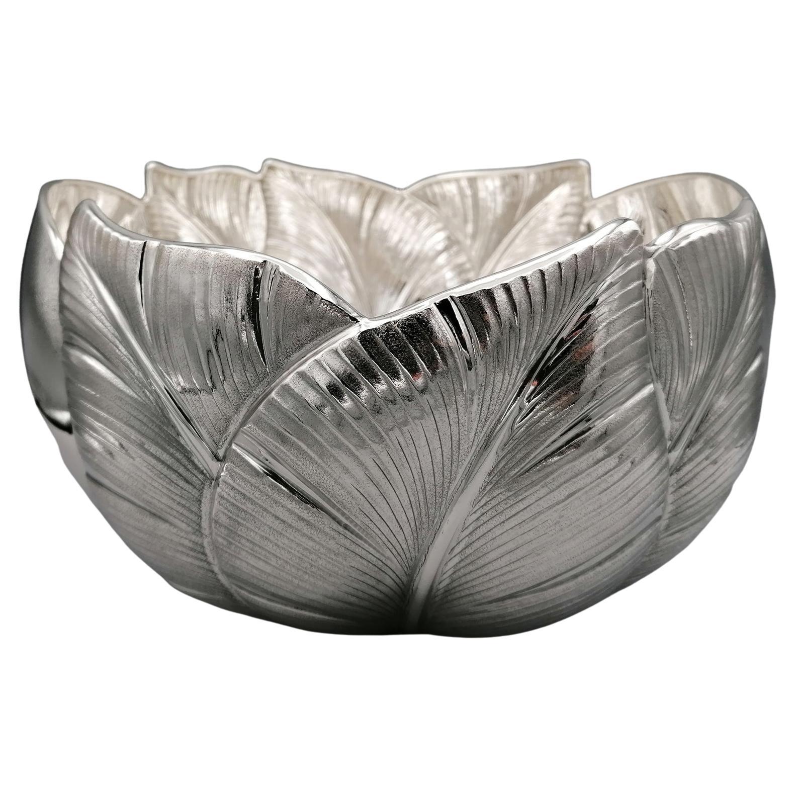 21st Century italian Sterling Silver Centerpiece