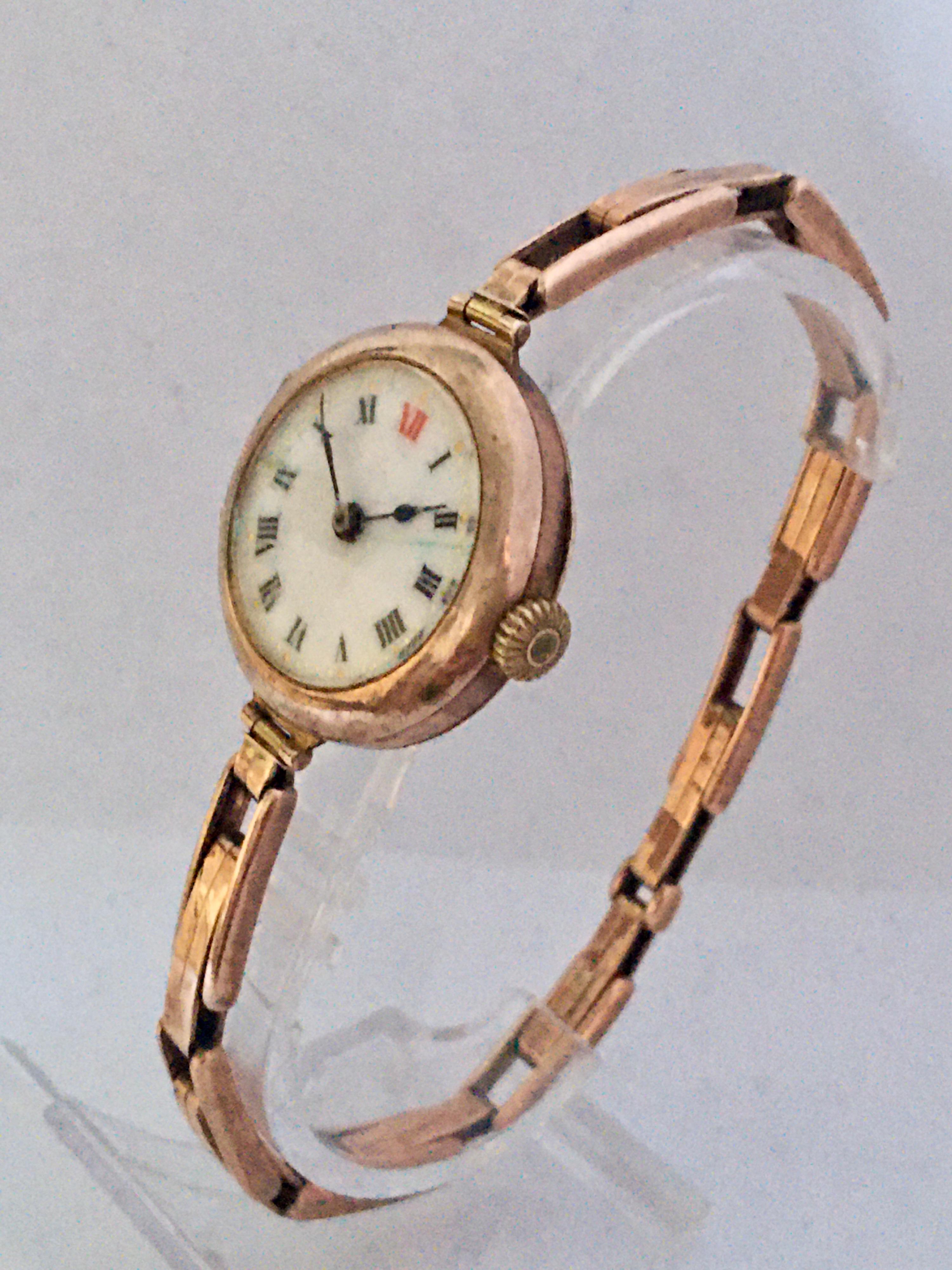 antique watch rose