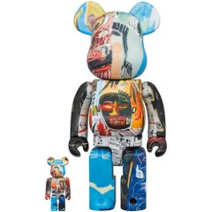 BEARBRICK BASQUIAT SPECIAL 400% & 100% Medicom Toy Japan Vinyl figure Pop Art