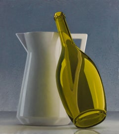 Compostion With Jug And Wine Bottle - Henk Boon, 21st Century Contemporary