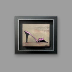 I Love Shoes - #6 - (8.25”x9.25”, Original Artwork, Framed, Part of Series)