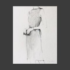 It's All In The Bag #4, 8"x10", Original Artwork On Paper, Pencil, Fashion