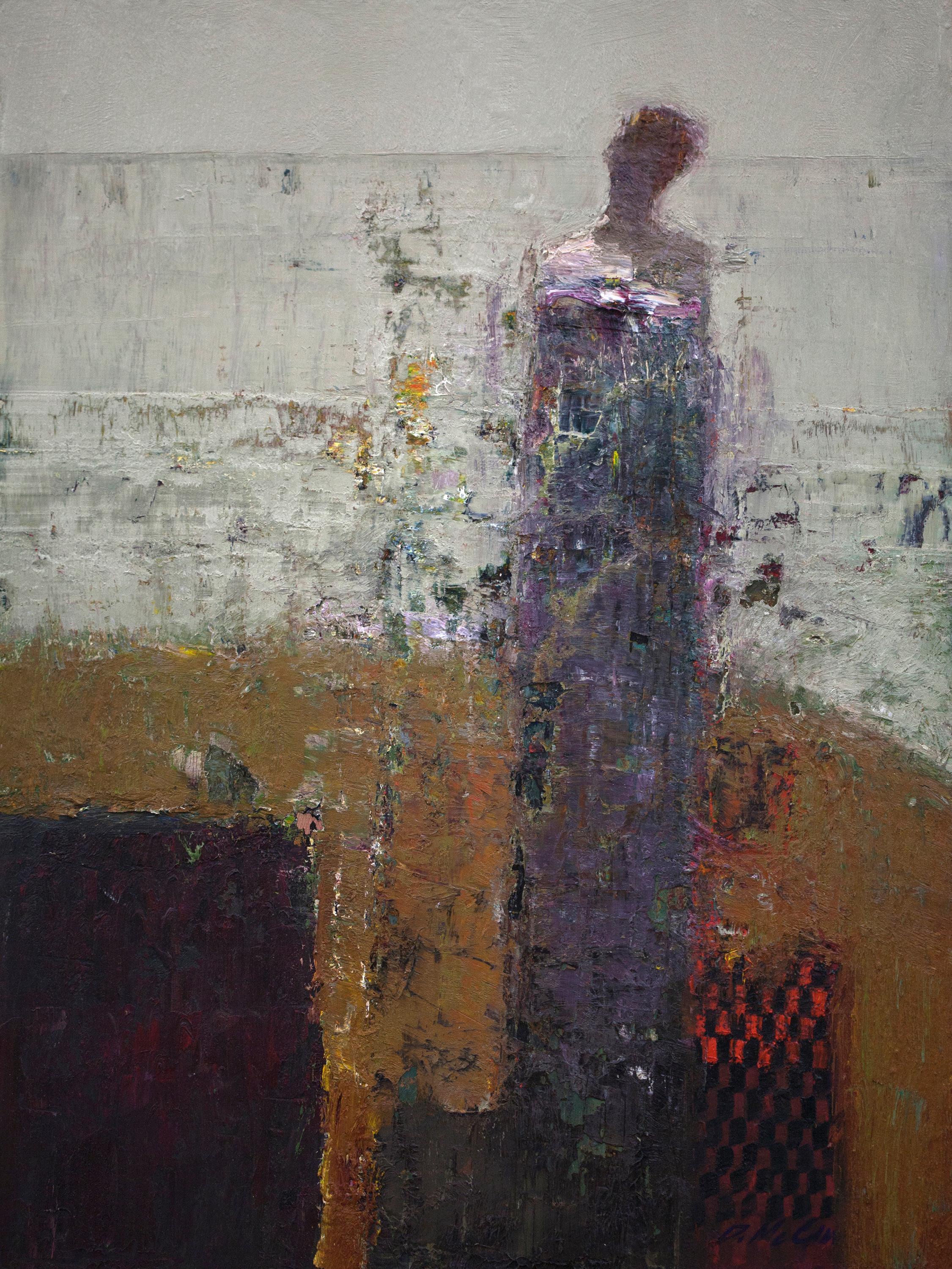 Dan McCaw Figurative Painting - "Textures" Oil Painting