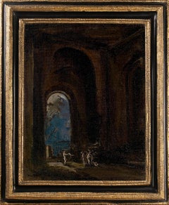 20th century oil painting entitled The Unknown Corner