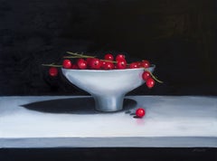 Redcurrants In A Ceramic Bowl