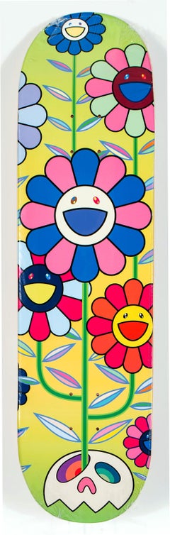 Takashi Murakami Flowers skateboard deck (Takashi Murakami flowers) 