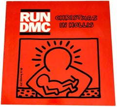 Keith Haring Record Art 1987 (Keith Haring Christmas Run Dmc) 