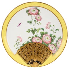 Aesthetic Movement Japanesque Cabinet Plate Attributed to Christopher Dresser