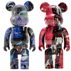 Warhol Basquiat Bearbrick 400% figures set of 2 (Warhol Basquiat Be@rbrick)