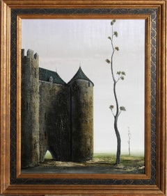 Castle, Oil Painting on Canvas by Alvaro Guillot