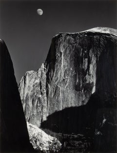 Moon and Half Dome, Yosemite, CA