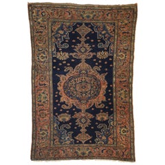 Antique Persian Malayer Rug for Entry, Kitchen, Foyer, or Bathroom