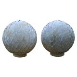 Pair of Artichoke Finials