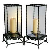 PAIR HURRICANE LANTERNS