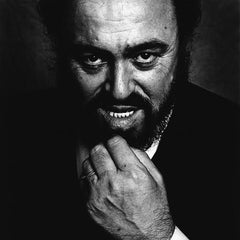 Luciano Pavarotti, The Savoy Hotel London - Portrait, Fine Art Photography, 1990