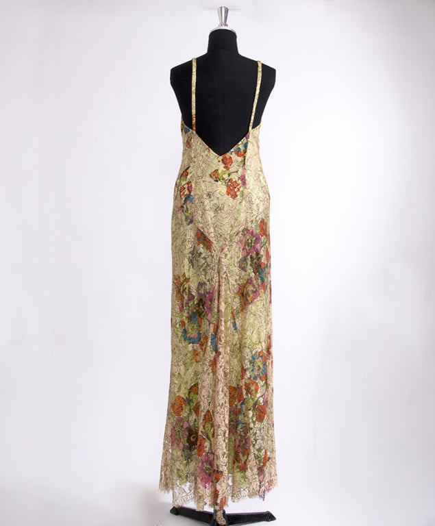 Christian Lacroix Lace Maxi Dress 1