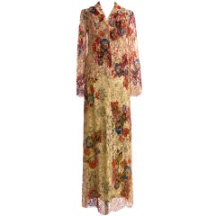 Christian Lacroix Lace Maxi Dress