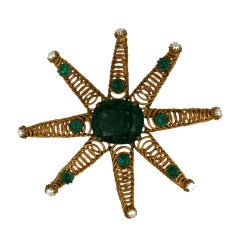 Rare Countess Cis Coiled Star Brooch