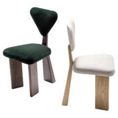 Giraffe dining Chair in Solid Brazilian Wood by Juliana Vasconcellos