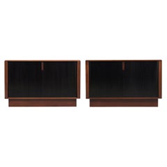 Pair of Mid-Century Mahogany Credenzas 