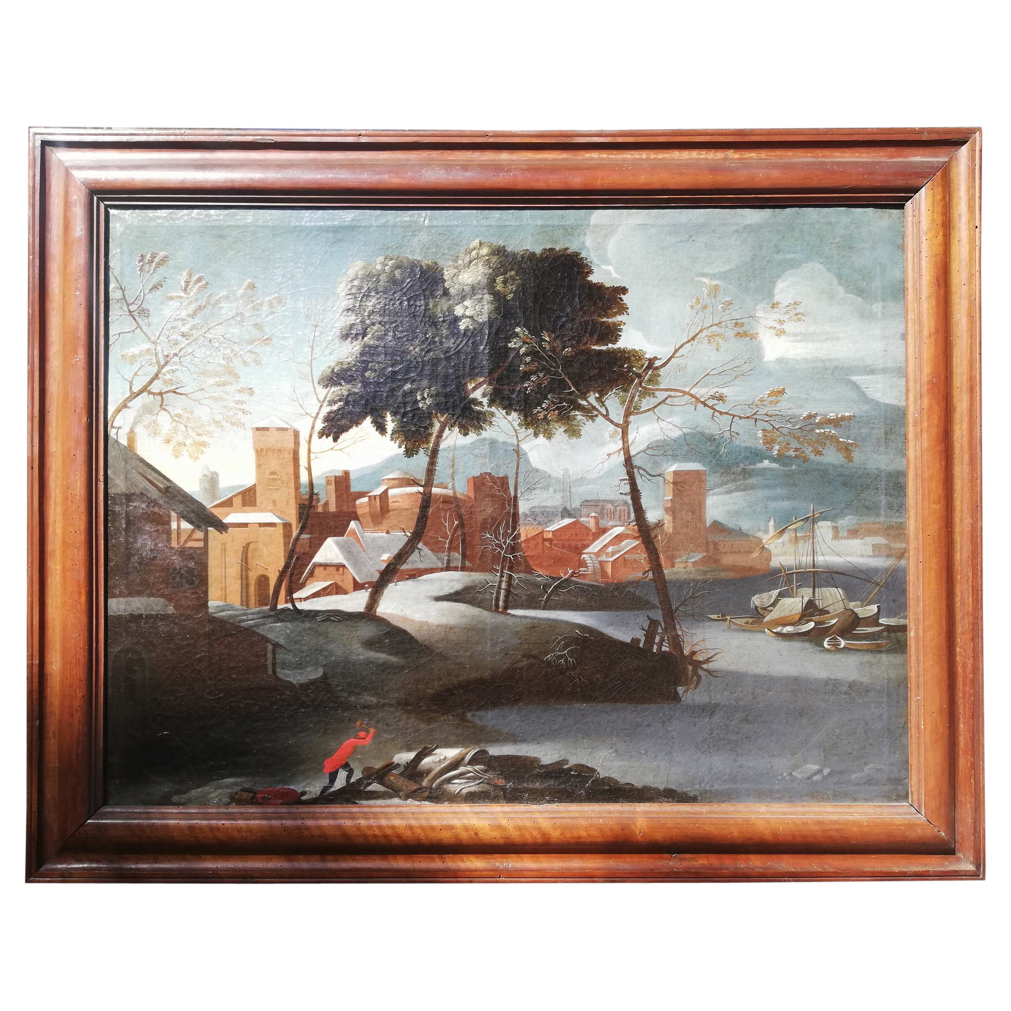 Flemish School "Landscape" 17th Century