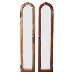 Pair of Antique Lancet Windows