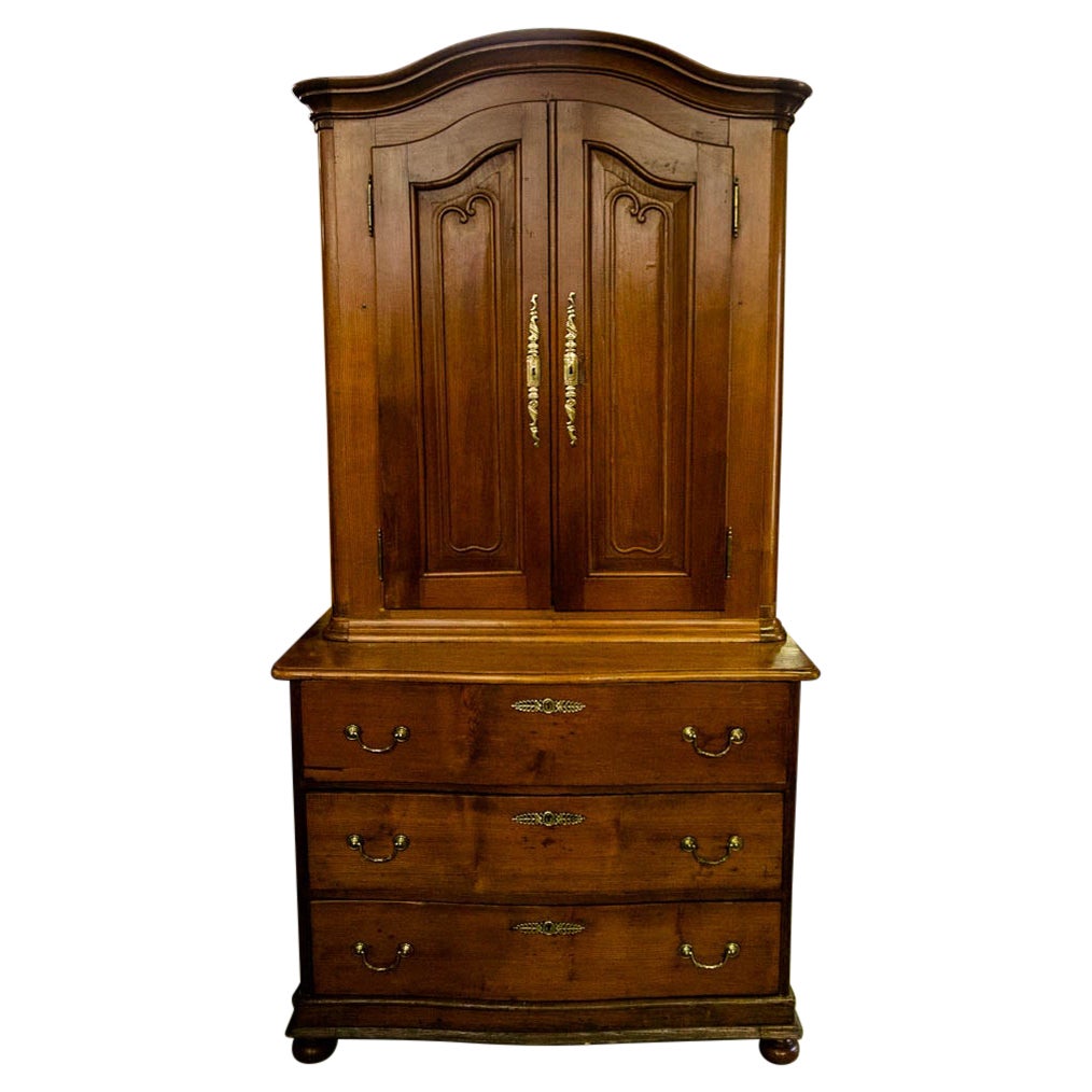 French Pine Buffet Deux Corps