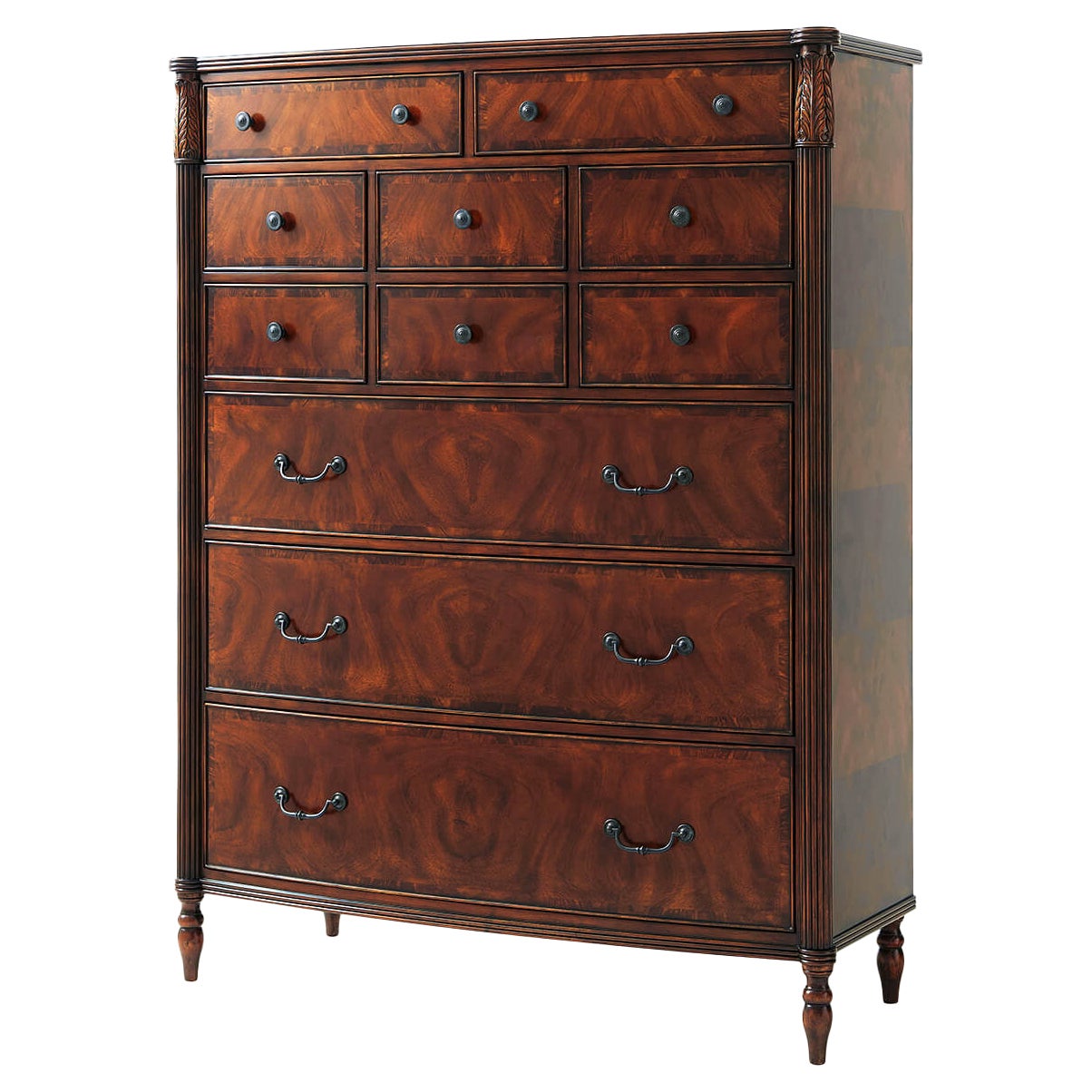 Federal Mahogany Tall Gentleman's Chest