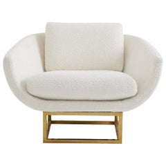 Beaumont Bouclé Lounge Chair