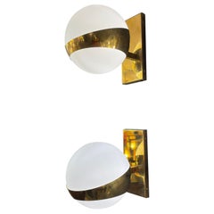 Italian Wall Light in Brass, Italy 1960s