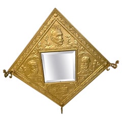 Spanish American War Commemorative Mirrored Hall Rack