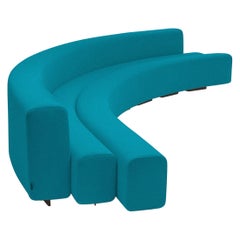 Osaka Cyan Flexible Curve Sofa 380cm by La Cividina