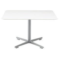 Alias Small 577 Cross Table with Light Grey Top and Lacquered Steel Base