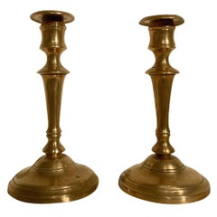 20th Century Swedish Pair of Vintage Bronze Candle Holders by Skultuna