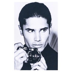 Original photograph of Cameron Alborzian by Karl Lagerfeld