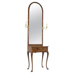 Antique 1920s Mirror Cabinet, Czechoslovakia