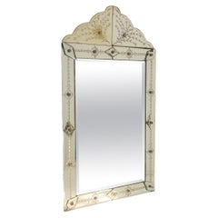 Antique Unique Wall Mirror, Czechoslovakia, circa 1900