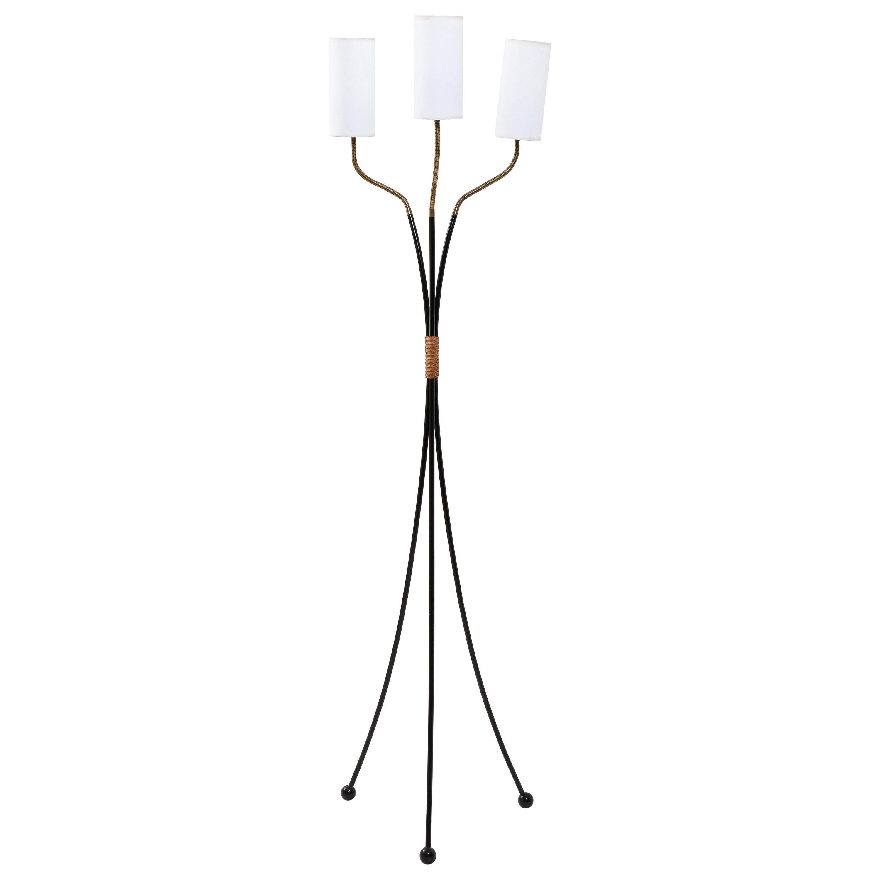 Adjustable Tripod Floor Lamp, France 1960s