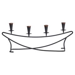 Swedish Designer, Candelabra, Metal, Brass, Sweden, 1950s