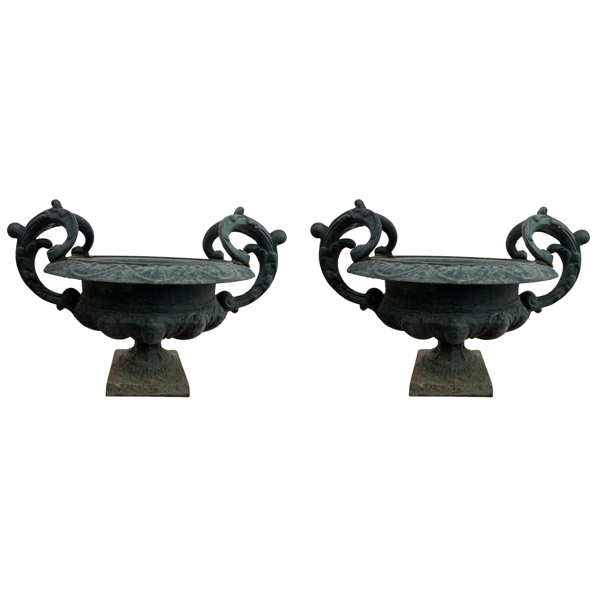 Pair Of 19th Century French Garden Urns