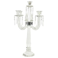 English Georgian Waterford Crystal Candelabra