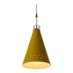 Elegant Mid-Century Modern Pendant Lamp or Hanging Light Germany 1950s