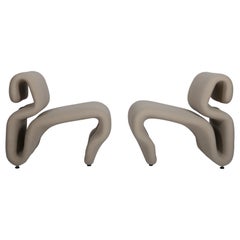 Pair of 'Etcetera' chairs by Jan Ekselius. Sweden c1970 