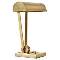 Vintage Brass Desk Lamp