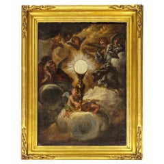 Baroque Jesus Painting By Giovanni Battista Gaulli, 17th Century 